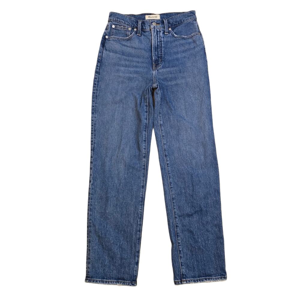 Madewell Straight Leg Jeans Size 26 Perfect Vintage NJ179 Stretch Denim